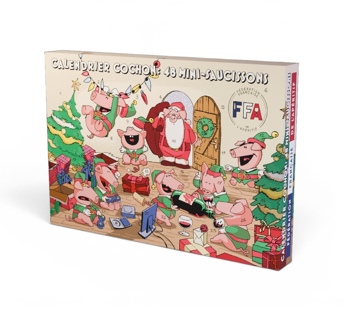 CALENDRIER DE L'AVENT 48 MINI-SAUCISSONS FFA 2026