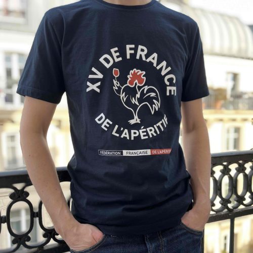 T-SHIRT XV DE FRANCE DE L APERITIF