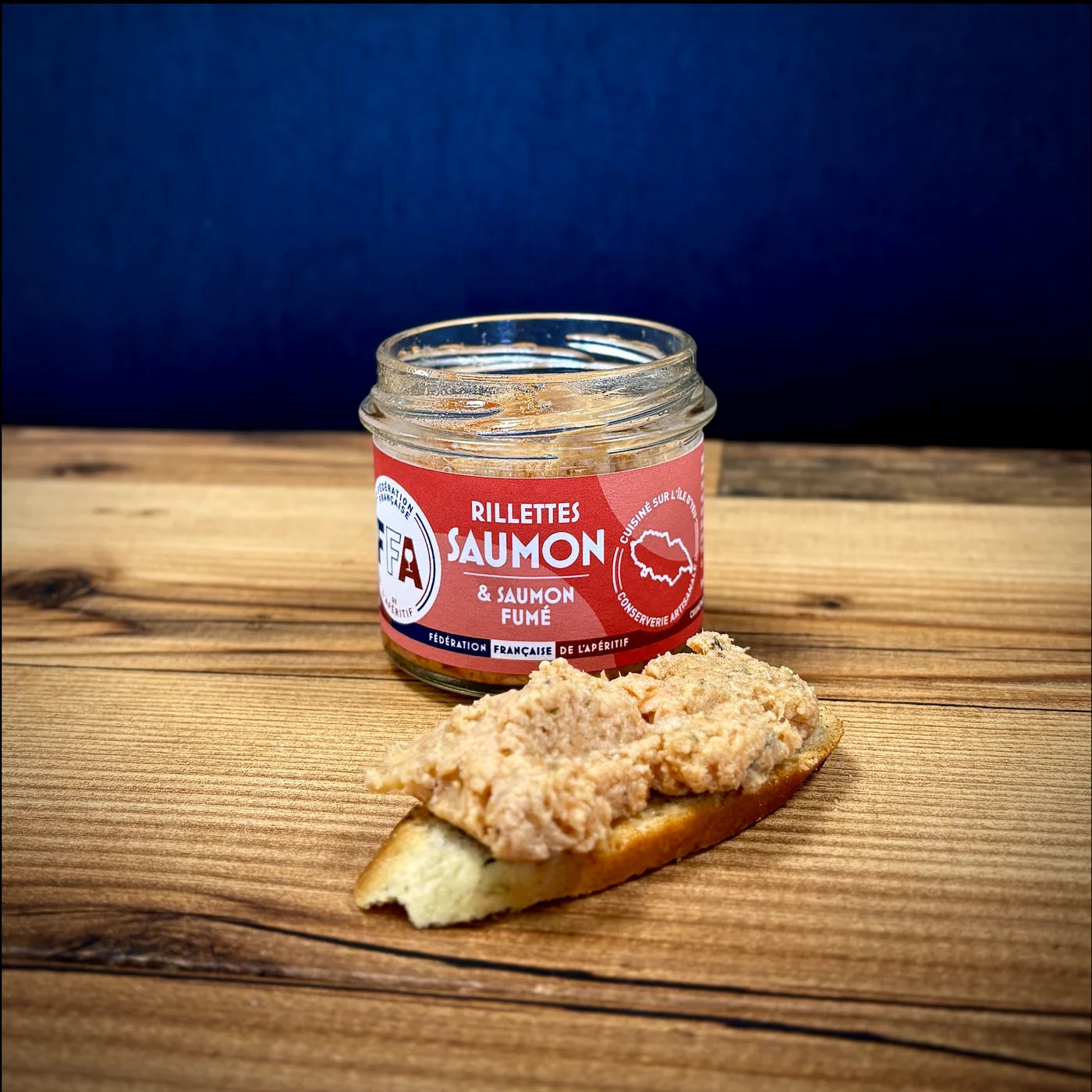 RILLETTES DE SAUMON & SAUMON FUMÉ 100G - FFA