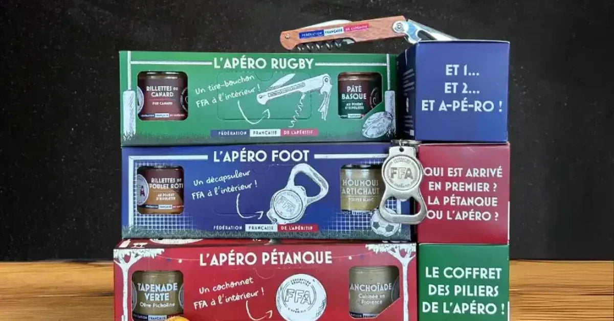 Nouveaux coffrets apéro : du bon, du beau, du jeu !