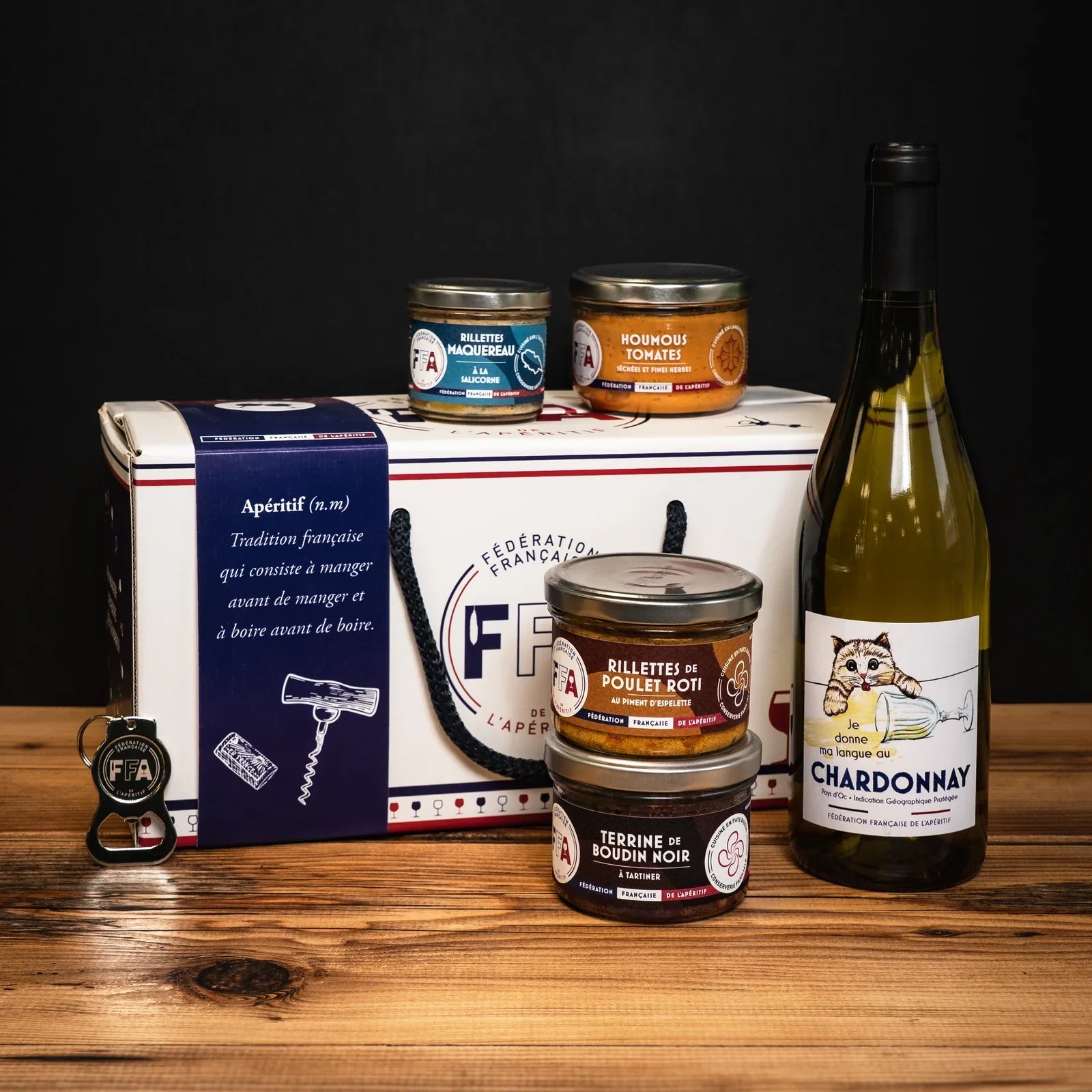 Cadeaux gourmands FFA coffrets épicerie fine artisanale idée cadeau apéritif