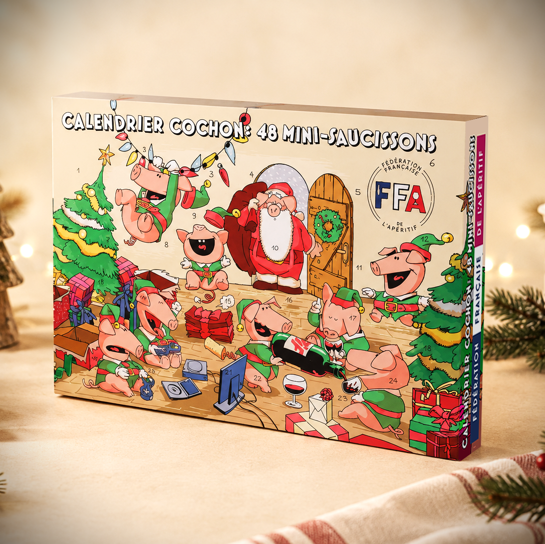 CALENDRIER DE L'AVENT 48 MINI-SAUCISSONS FFA 2026