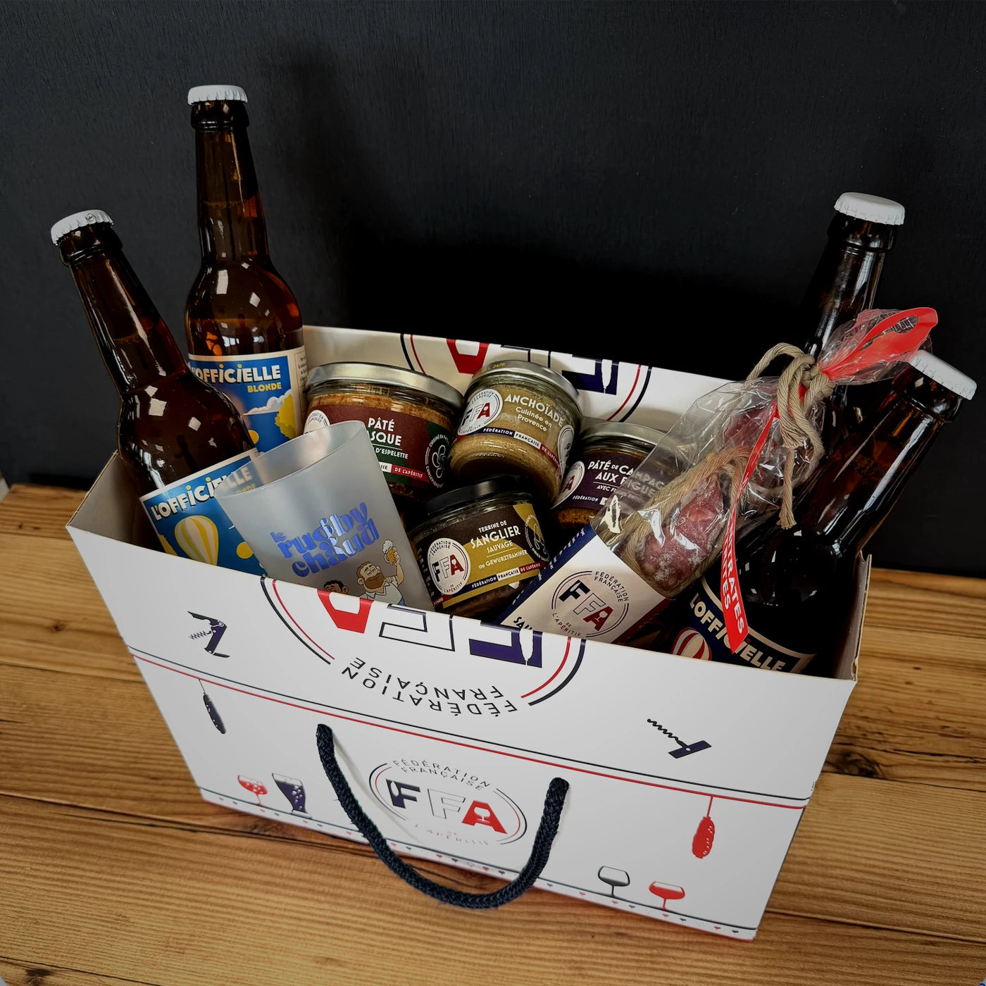 coffret apero rugby chaud