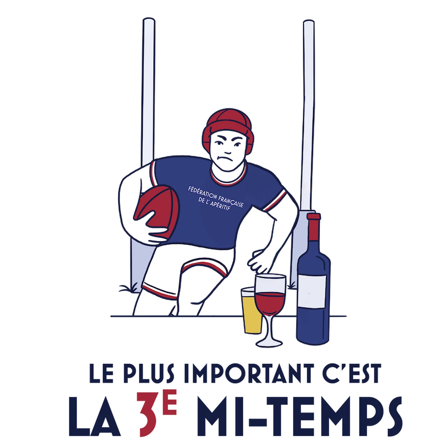 T-Shirt - Le plus important c'est la 3e Mi-Temps