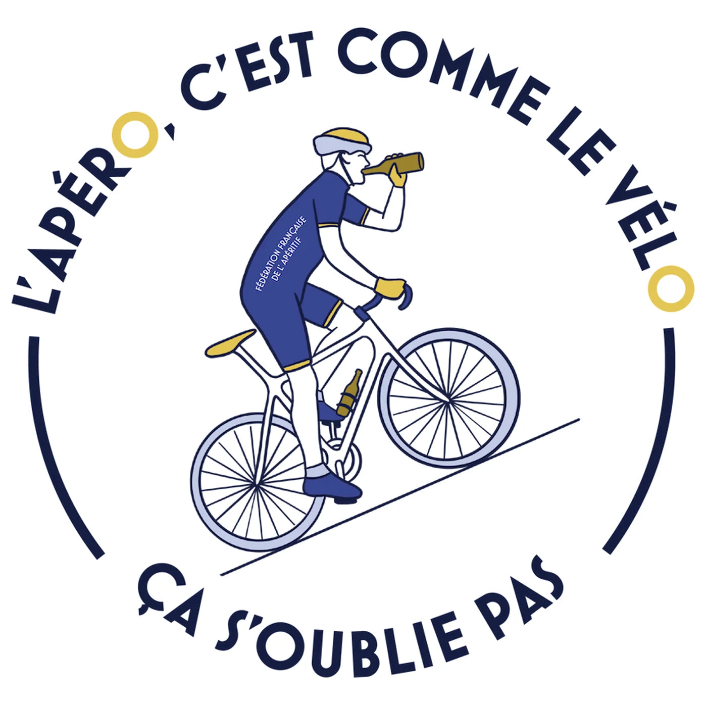 T-Shirt - L'Apéro c'est comme le vélo, ça s'oublie pas