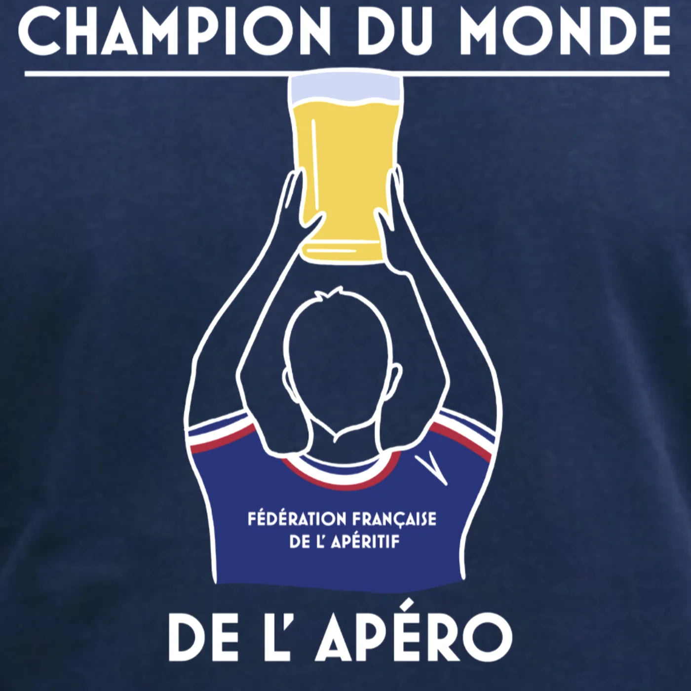 T-Shirt - Champion du monde de l'Apéro