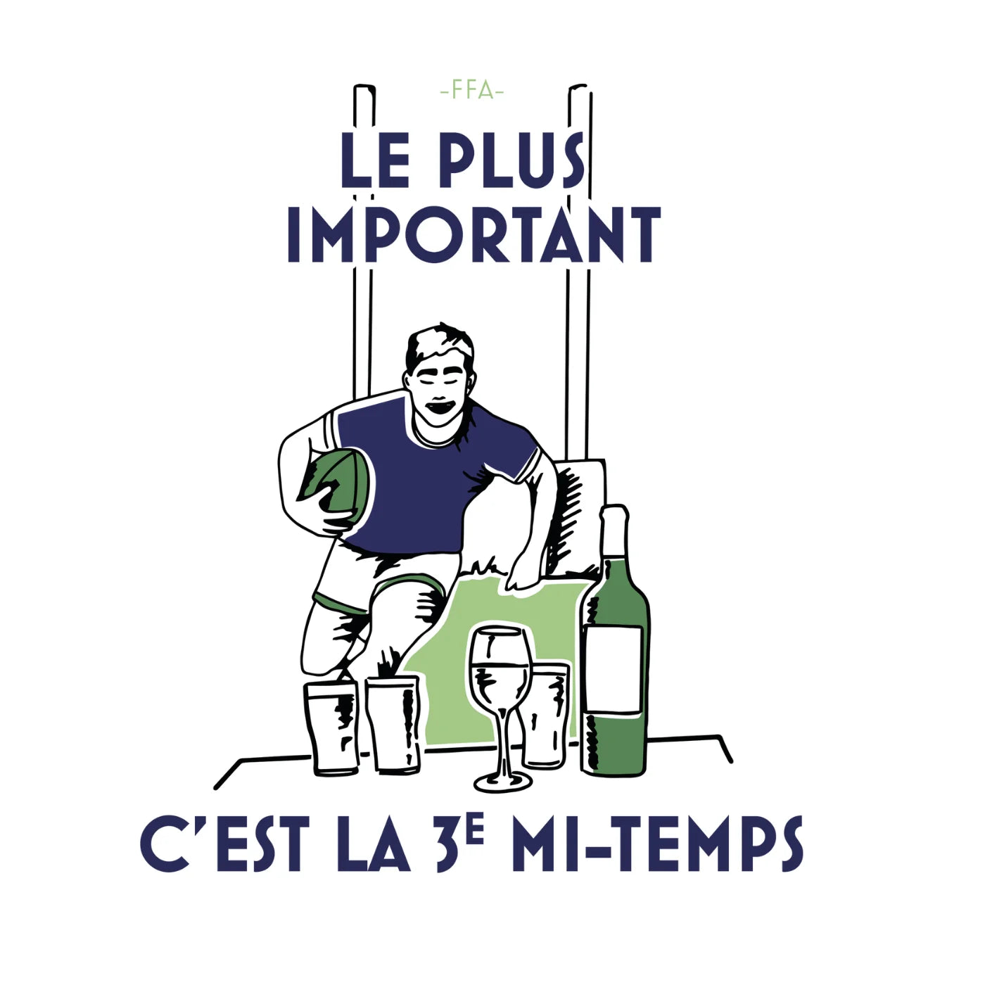 T-Shirt - Le plus important c'est la 3e Mi-Temps