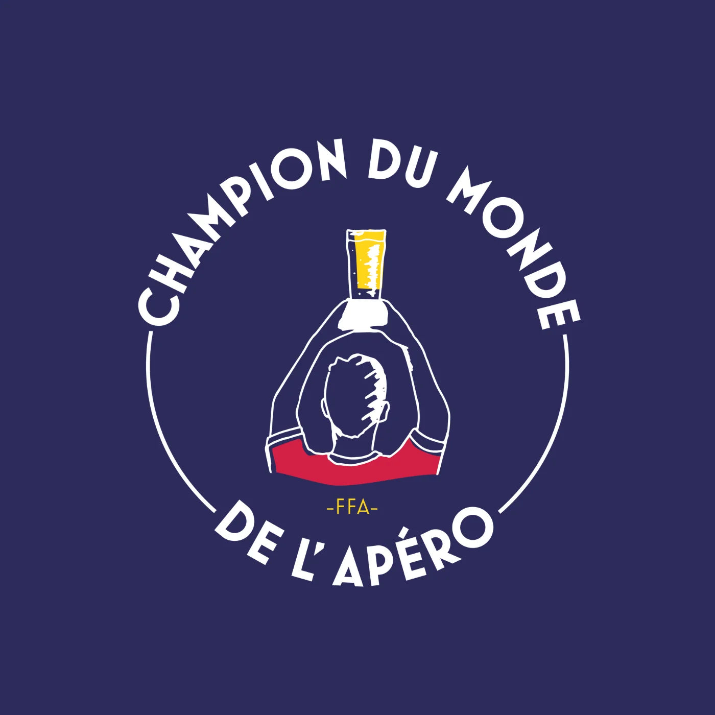 T-Shirt - Champion du monde de l'Apéro