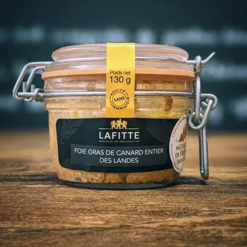 Vente en ligne Foie Gras de Canard Entier des Landes Lafitte 130g